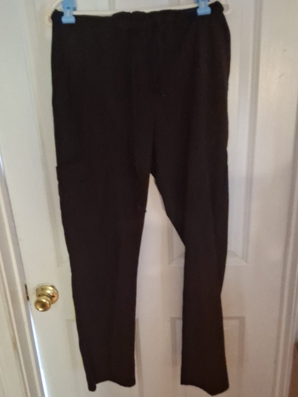 Black Womens Drawstring Lounge Pants